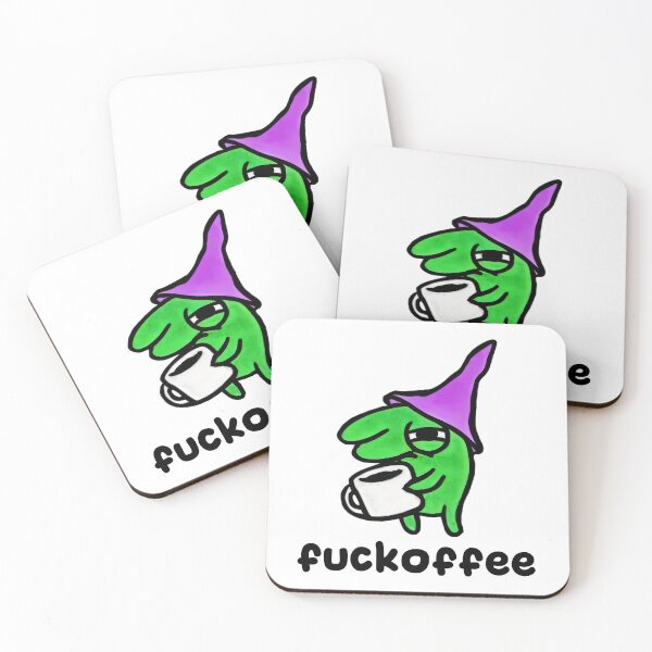 Item preview, Fuckoffe - Funny Smiling Friends Glep Coffee Humor Meme designed and sold by Mado Shop.