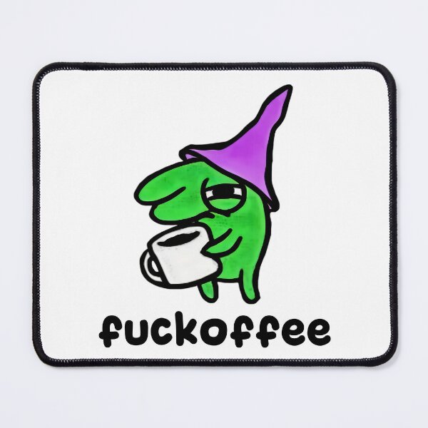 Item preview, Fuckoffe - Funny Smiling Friends Glep Coffee Humor Meme designed and sold by Mado Shop.