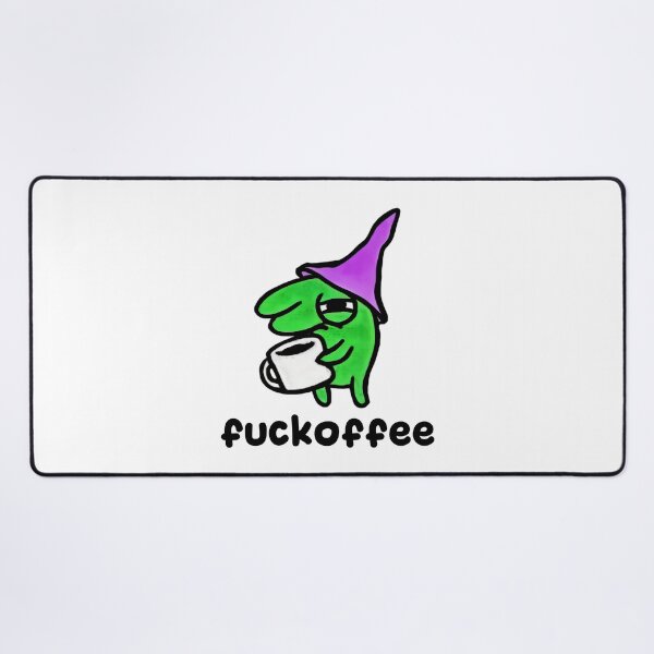 Item preview, Fuckoffe - Funny Smiling Friends Glep Coffee Humor Meme designed and sold by Mado Shop.