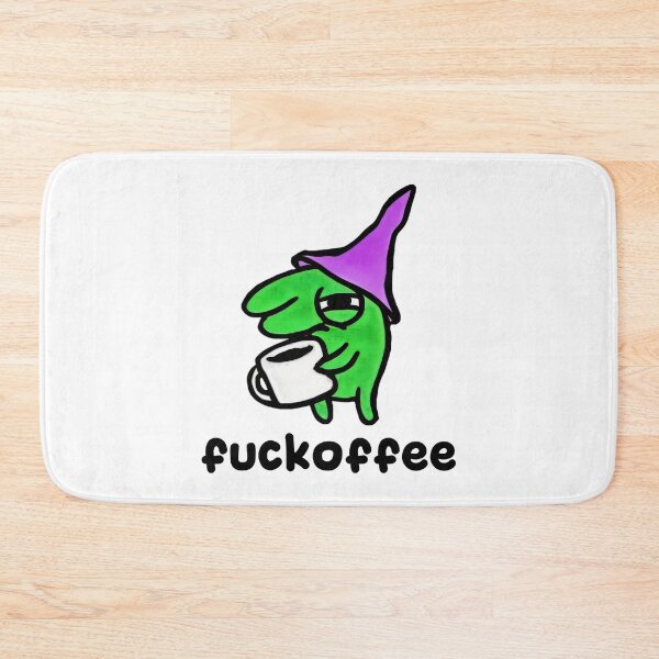 Item preview, Fuckoffe - Funny Smiling Friends Glep Coffee Humor Meme designed and sold by Mado Shop.
