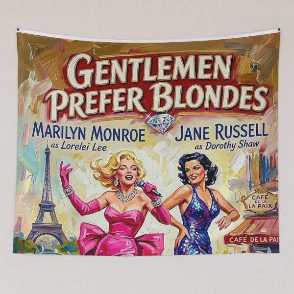 Item preview, Vintage Cinema Art: Gentlemen Prefer Blondes (1953) designed and sold by Art's Diner.