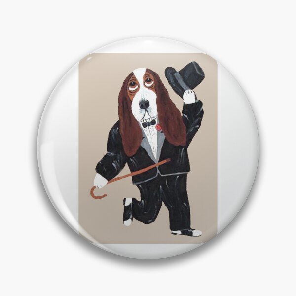 Item preview, Dancing Basset Hound designed and sold by Squirreldumplings.