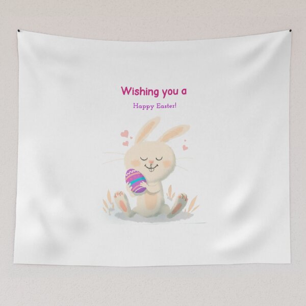 Item preview, Wishing You A Happy Easter! Happy Easter!✨#easter #happyeaster #bunny #egg designed and sold by Fanybany.