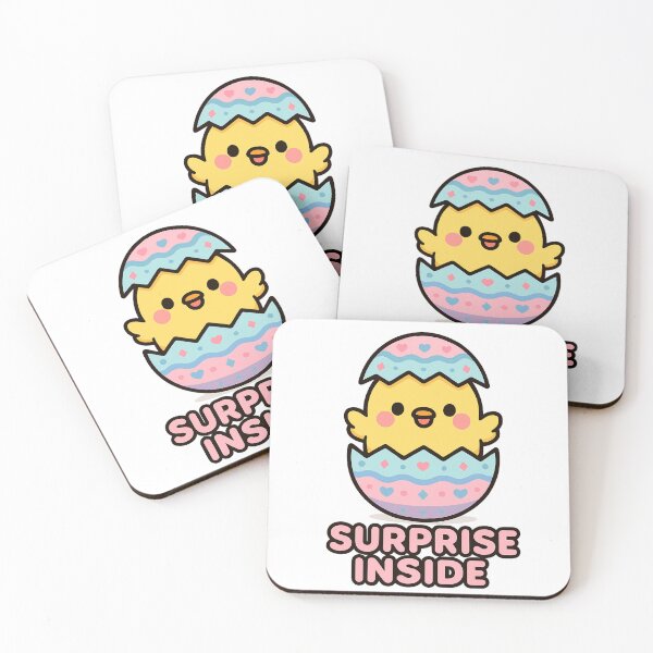 Item preview, Easter Day Surprise – Kawaii Chick Hatching designed and sold by ZBIFBOUETLA.