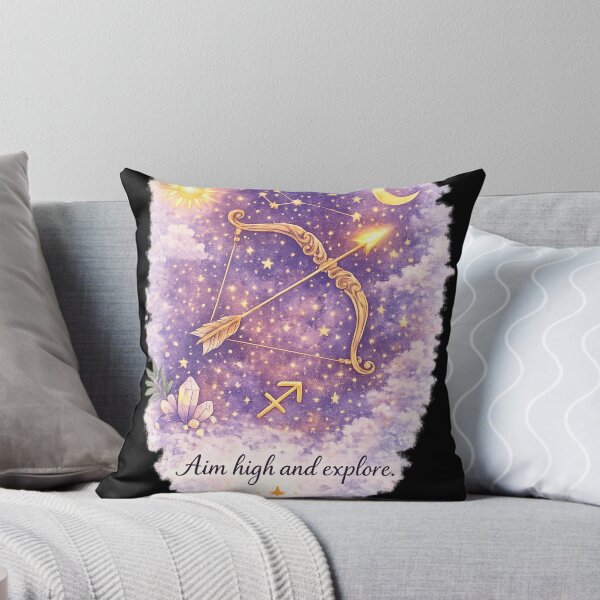 Item preview, Sagittarius Zodiac Sign Watercolor – Astrology Constellation Archer Bow and Arrow Celestial Art designed and sold by ChemiroL.