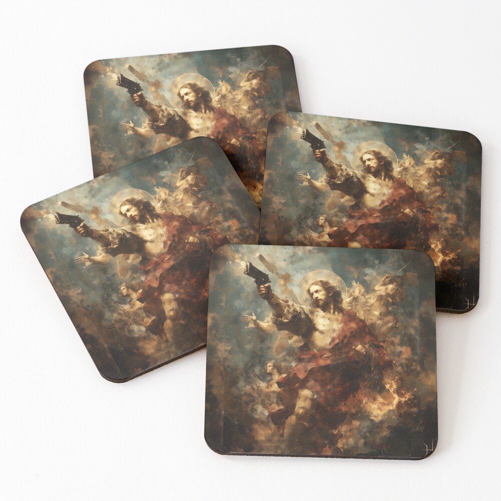 Item preview, Coasters (Set of 4) designed and sold by hellimagery.
