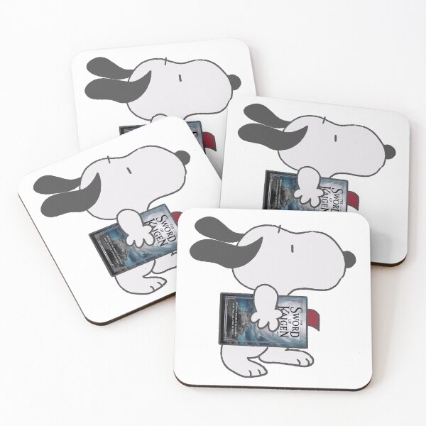 Item preview, snoopy reading sword of kaigen designed and sold by liveawhimsylife.