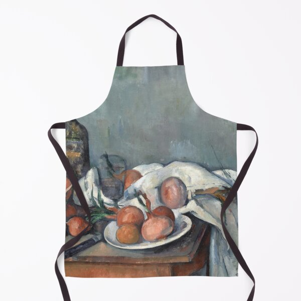 Item preview, Still Life With Onions by Paul Cézanne: Post Impressionist Kitchen Art designed and sold by artofuniverse.