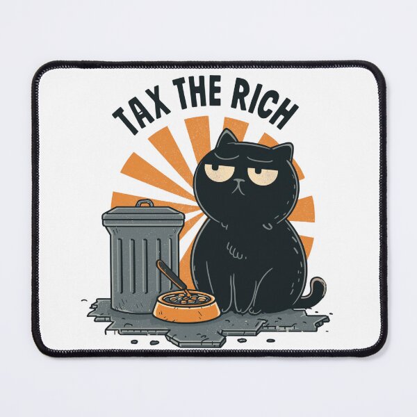 Item preview, Tax The Rich Dumpster Cat Funny Anti Capitalism Black Cat Design designed and sold by Region.