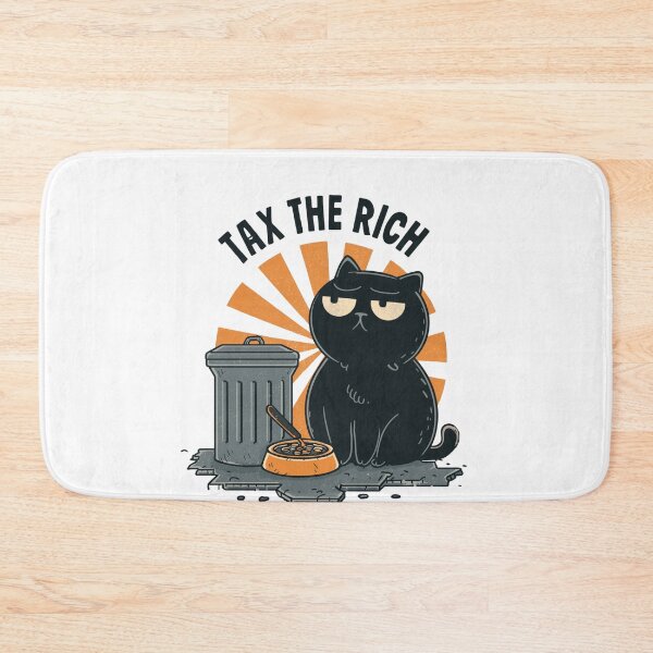 Item preview, Tax The Rich Dumpster Cat Funny Anti Capitalism Black Cat Design designed and sold by Region.