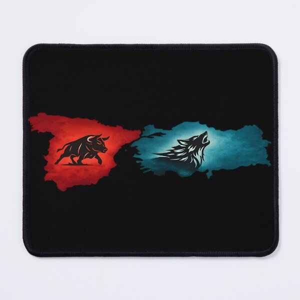 Item preview, Turkey Spain Unity - Wolf and Bull designed and sold by Pixellama.