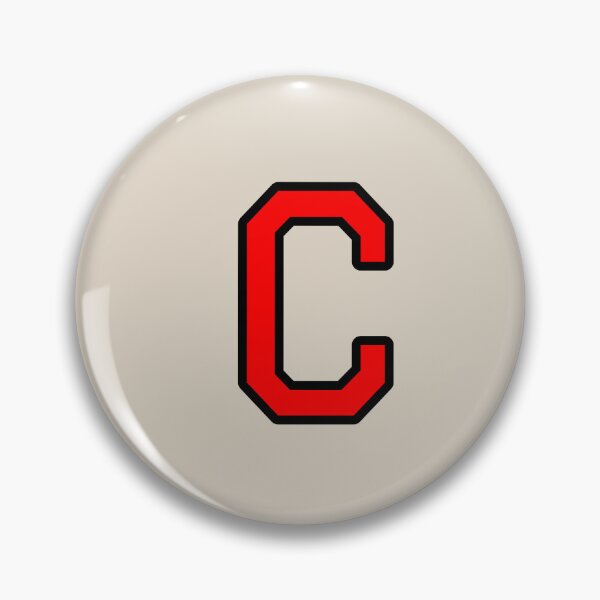 Item preview, Red Letter “C” Monogram | Minimal Initial Gift Design designed and sold by Long Family Gifts.