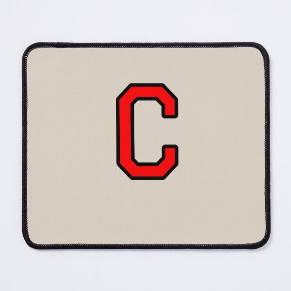 Item preview, Red Letter “C” Monogram | Minimal Initial Gift Design designed and sold by Long Family Gifts.