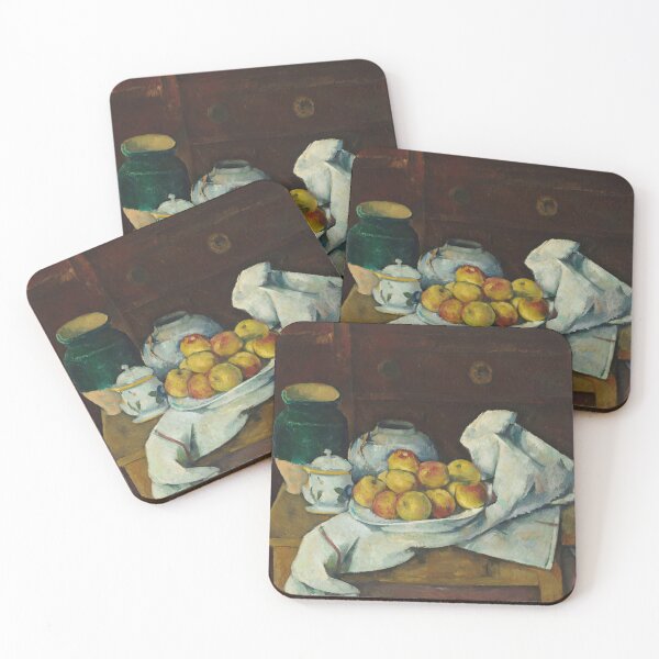Item preview, Still Life With Commode by Paul Cézanne: Post Impressionist Fine Art Print designed and sold by artofuniverse.