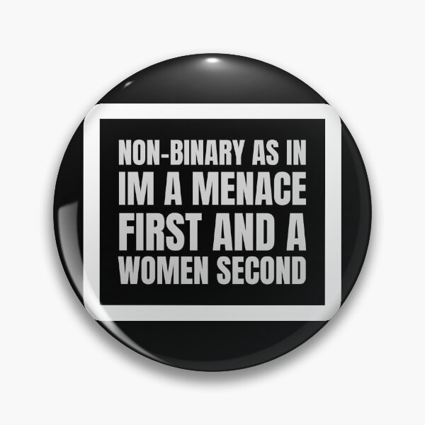 Item preview, Menace First, Woman Second designed and sold by oops-ink.