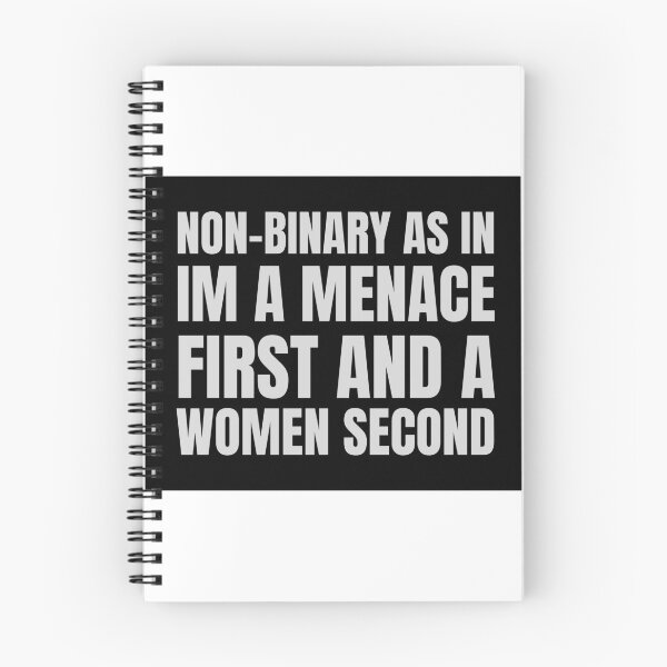 Item preview, Menace First, Woman Second designed and sold by oops-ink.