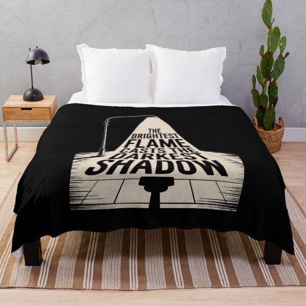 Item preview, The Brightest Flame Casts the Darkest Shadow Typography designed and sold by Enea Kelo.