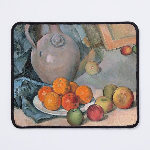 Item preview, Stoneware Pitcher by Paul Cézanne: Post Impressionist Still Life Poster designed and sold by artofuniverse.