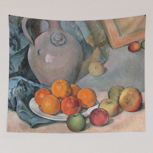 Item preview, Stoneware Pitcher by Paul Cézanne: Post Impressionist Still Life Poster designed and sold by artofuniverse.