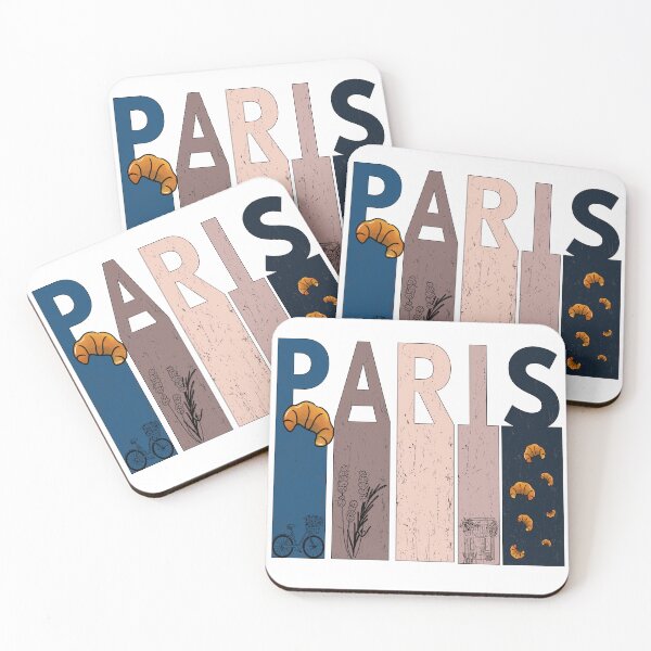 Item preview, Paris Croissant Vintage Design – French Bakery Paris Aesthetic designed and sold by ForcePrint.