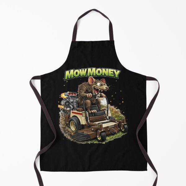 Item preview, Mow Money – Lawn Care Hustle Rat designed and sold by CrazyGirlllc.