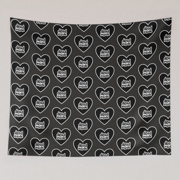 Item preview, Dead Inside Heart – Diseño estético gótico con humor negro designed and sold by TheStephanieRome.