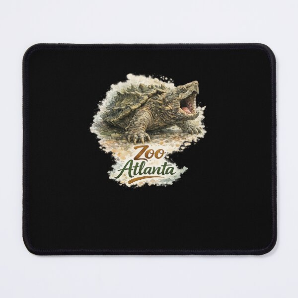 Item preview, Zoo Atlanta Alligator Snapping Turtle – Watercolor Reptile Illustration designed and sold by EuropeanPrints.