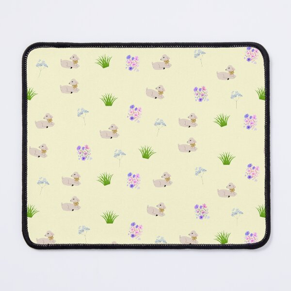 Item preview, Baby Sheep Flowers Grass Stickers Prints Posters Wall Art Magnet Home Coffee Cup Decoration TShirt Stationary Notebook Magnet Hat Kitchen Work School Office Redbubble Shop designed and sold by Saritas Boutique Shop.