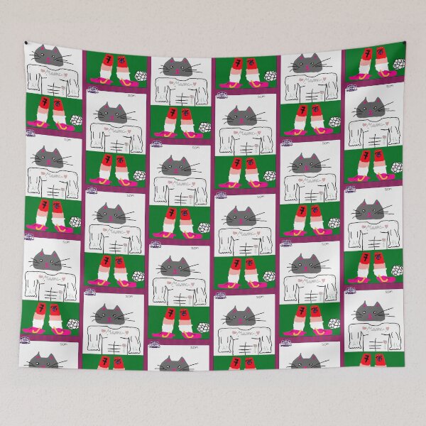 Item preview, goofy cat designed and sold by nicodacap.