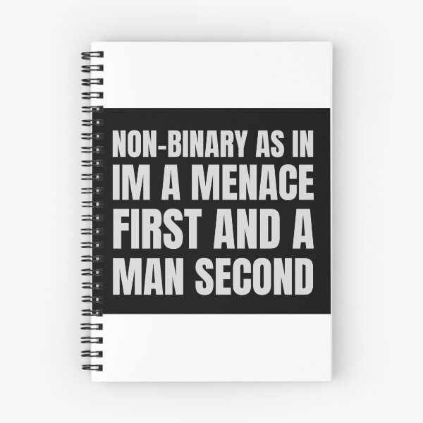 Item preview, Menace first, man second designed and sold by oops-ink.