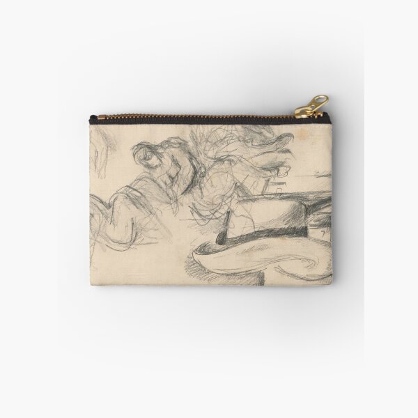 Item preview, Studies Including a Straw Hat by Paul Cézanne: Post Impressionist Figure Study designed and sold by artofuniverse.