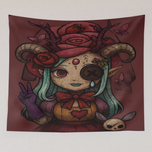Item preview, Devil Doll Creepy Cute designed and sold by Ecosetereos.