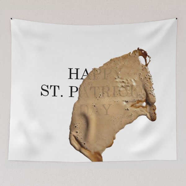 Item preview, Happy St Patrick's Day Stout Spill Stain designed and sold by REAL IRISH GIFTS.