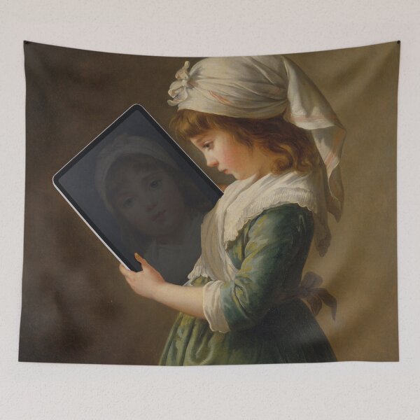 Item preview, The Digital Narcissus: A Neo-Classical Selfie designed and sold by knappidesign.