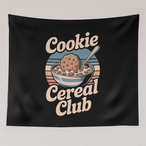 Item preview, Cookie Cereal Club – Retro Design for Sweet Breakfast Lovers designed and sold by Art-Arcade6.