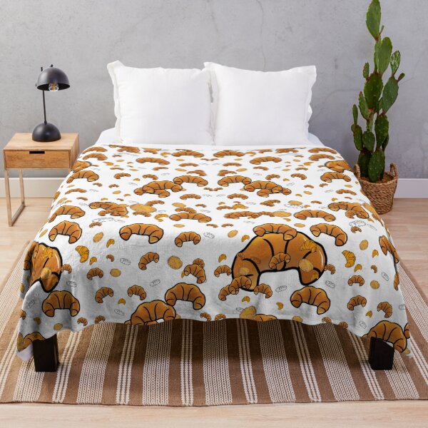 Item preview, Croissant Pattern – Cute French Bakery Pastry Aesthetic Design designed and sold by ForcePrint.