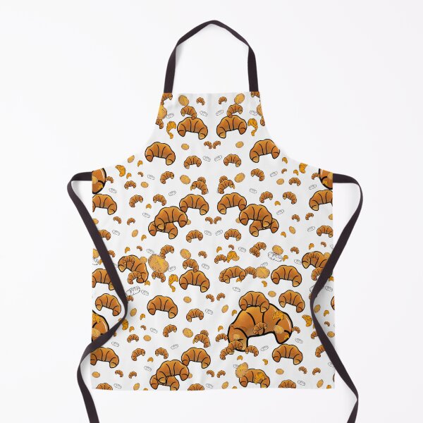 Item preview, Croissant Pattern – Cute French Bakery Pastry Aesthetic Design designed and sold by ForcePrint.