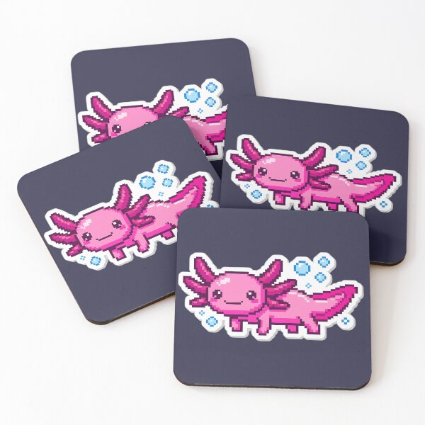 Item preview, Cute Kawaii Pixel Art Pink Axolotl Gamer designed and sold by PixelAlchemyHQ.