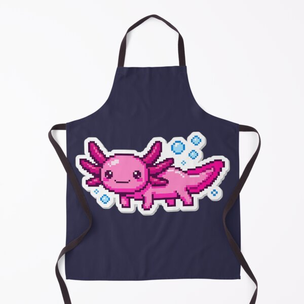 Item preview, Cute Kawaii Pixel Art Pink Axolotl Gamer designed and sold by PixelAlchemyHQ.