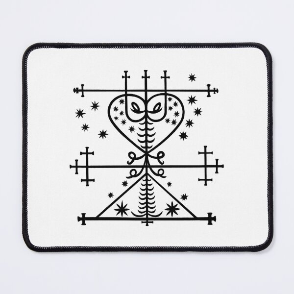 Item preview, Maman Brigitte Veve · Haitian Vodou Sacred Symbol designed and sold by Atropa Parcae.