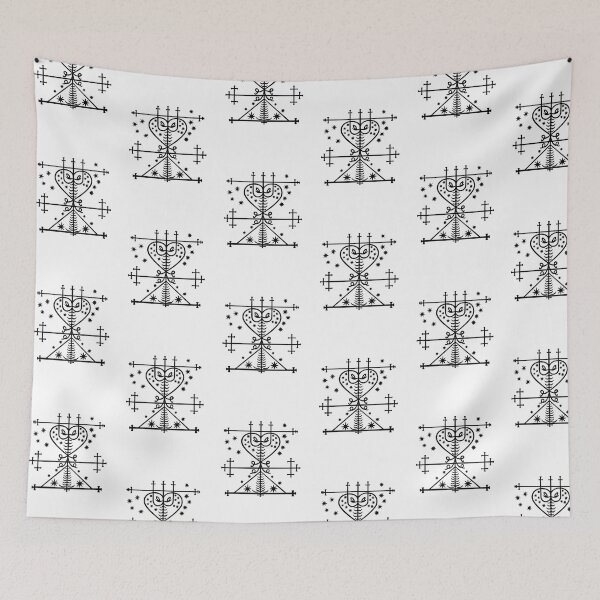 Item preview, Maman Brigitte Veve · Haitian Vodou Sacred Symbol designed and sold by Atropa Parcae.
