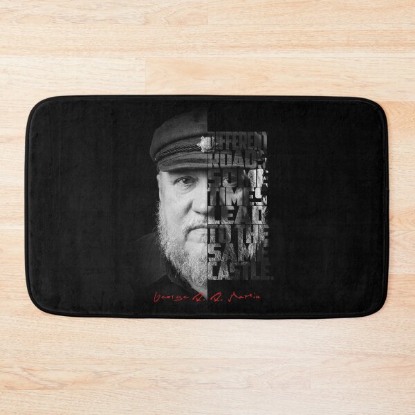 Item preview, George R.R. Martin Split Face Quote Poster designed and sold by Enea Kelo.