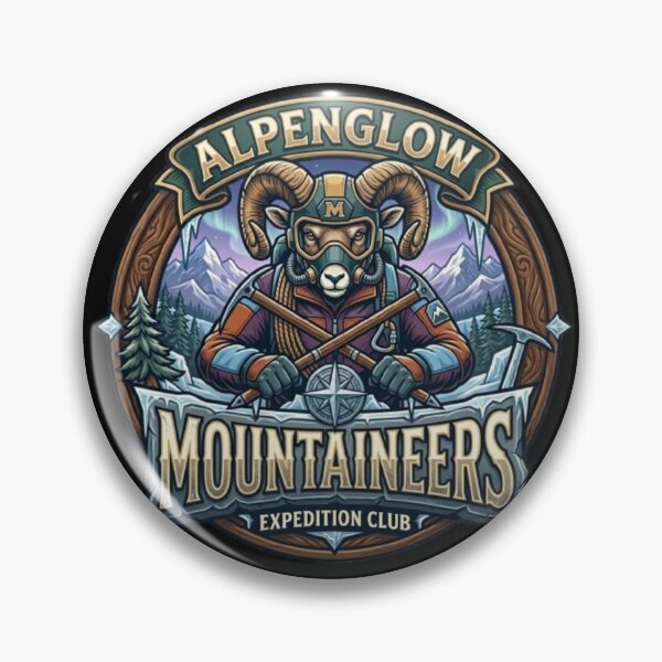 Item preview, Alpenglow Mountaineers – Expedition Club Emblem designed and sold by Dogandesighn.