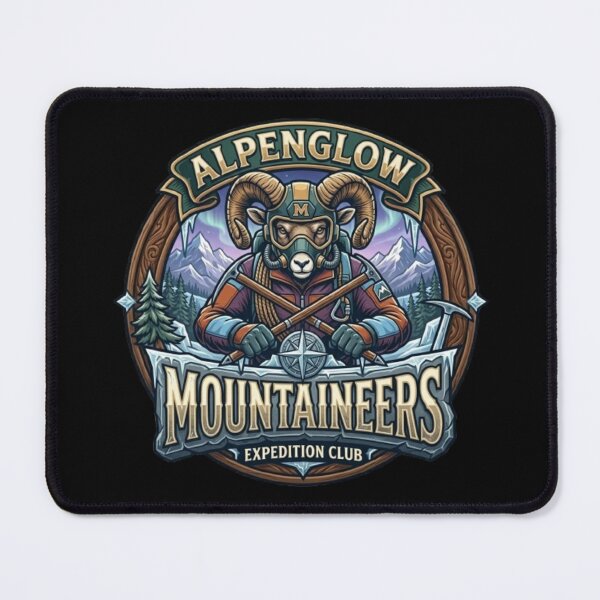 Item preview, Alpenglow Mountaineers – Expedition Club Emblem designed and sold by Dogandesighn.