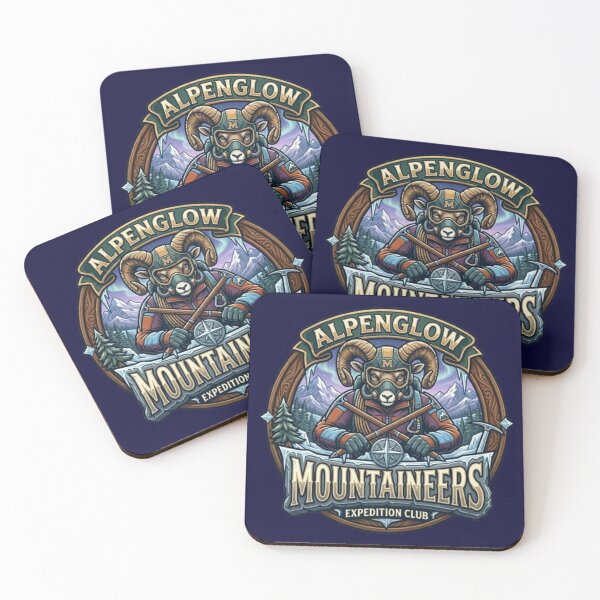Item preview, Alpenglow Mountaineers – Expedition Club Emblem designed and sold by Dogandesighn.