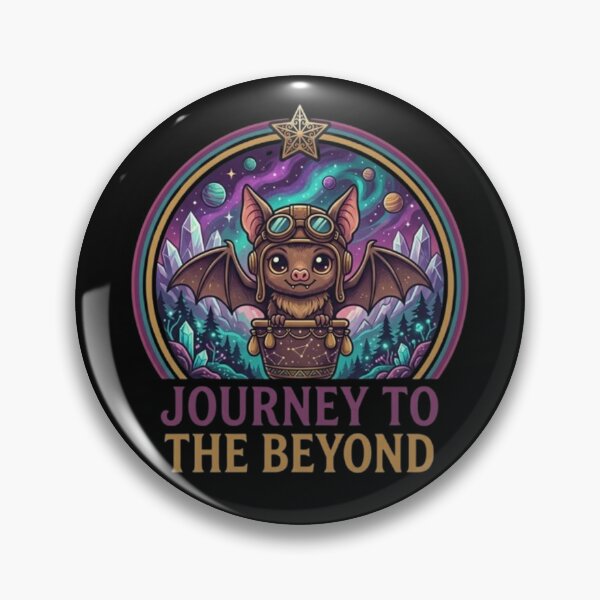 Item preview, Journey to the Beyond – Cosmic Bat Emblem designed and sold by Dogandesighn.