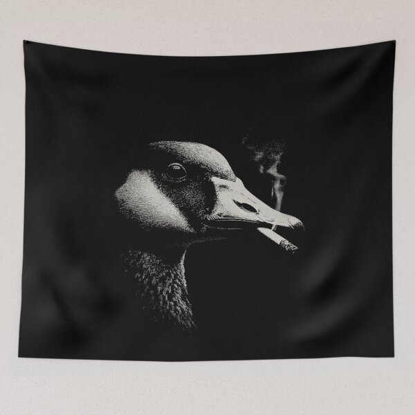 Item preview, Edgy Goose Smokes Cigarette Portrait designed and sold by k3rstman1.
