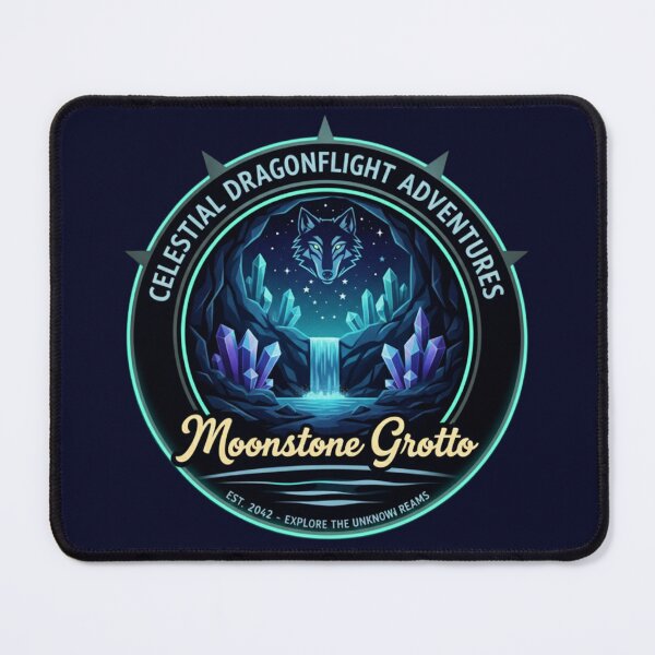 Item preview, Mystical Wolf – Moonstone Adventure Crest designed and sold by Dogandesighn.