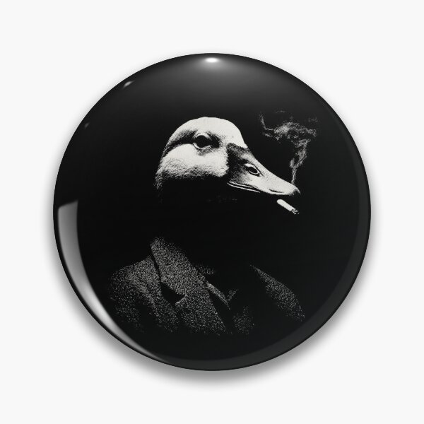Item preview, Low Key Goose Smoking Cigarette Black White designed and sold by k3rstman1.