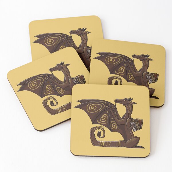 Item preview, Accordragon - Dark Chocolate designed and sold by Sheepskins & Beeswax.